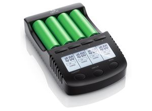 4251259167440 - Batterie-Ladegerät 1000 mA für Akku mit USB-Ladeport für Li-ion   18650   Ni-MH   Ni-CD Akkus