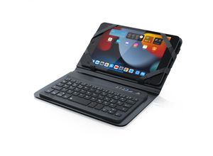 4251259169345 - Tablet-Tastatur Bluetooth Kunstledercase für 7-8 Tablets flaches & kompaktes Format