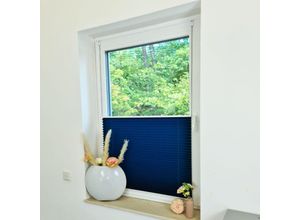 4251259483892 - Hago - Premium Klemmfix-Plissee ohne bohren Faltrollo Rollo Jalousie für Fenster Tür Blaugrün 65 cm 200 cm - Blaugrün