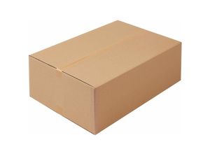 4251259883920 - Bb-verpackungen Gmbh - 100 x Faltkarton (400 x 400 x 100 mm) stabil 1-wellig Versandkarton Päckchen dhl Hermes Schachtel Box Paket braun