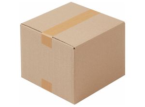 4251259884699 - Bb-verpackungen Gmbh - 40 x Faltkarton (250 x 250 x 185 mm) stabil 2-wellig Versandkarton Päckchen dhl Hermes Schachtel Box Paket braun