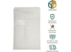 4251259888451 - Bb-verpackungen Gmbh - 100 x Luftpolsterversandtasche mit Fenster 7   g (230 x 340 mm) Versandtasche gepolsterte Briefumschläge Polsterversandtaschen