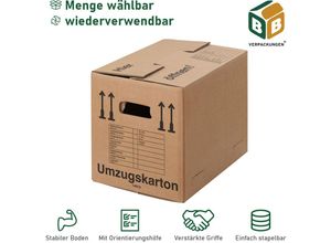 4251259909545 - Kartons24 ® - 300 x Umzugskarton Compact 40 kg Traglast stabile Umzugskiste Umzug Umzugsmaterial 2-wellige Movebox BB-Verpackungen