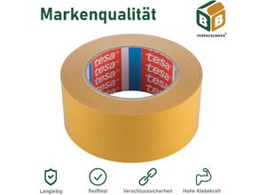 4251259912194 - - 18 x doppelseitiges Klebeband (50 mm x 25 m) Kleberolle Verlegeband Fixierband Doppelklebeband BB-Verpackungen 4251259912194 - - 18 x doppelseitiges Klebeband (50 mm x 25 m) Kleberolle Verlegeband Fixierband Doppelklebeband BB-Verpackungen