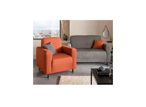 4251289923900 - Hussen-Set Hussen Gr 2-Sitzer-Husse orange (terra) Hussen