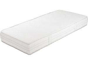 4251297316916 - HemaFa® Doppel-Tonnentaschenfederkern-Matratze Smaragd Liquid WEISS