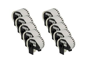 4251303530107 - 10x Rolle Etiketten Aufkleber premium 62mm kompatibel mit Brother P-Touch QL-650TD QL-700 QL-710 QL-710W QL-720 QL-720NW Ersatz für DK-44205 4251303530107 - 10x Rolle Etiketten Aufkleber premium 62mm kompatibel mit Brother P-Touch QL-650TD QL-700 QL-710 QL-710W QL-720 QL-720NW Ersatz für DK-44205