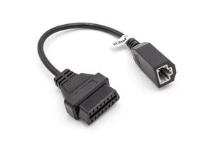 4251303556893 - Vhbw - OBD2 - Adapterkabel 3Pin auf 16Pin für OBD-Diagnosegerät kompatibel mit ältere Honda Modelle - mit dem 3Pin-Anschluss