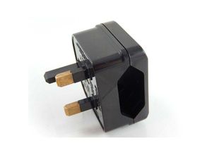 4251303559139 - Reisestecker Adapter 230 v Typ g bs 1363 (UK-Stecker auf Euro-Buchse) - Reiseadapter Schwarz 250 v   16 a - Vhbw