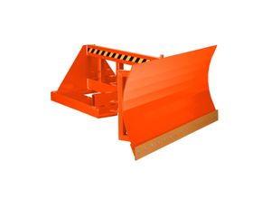 4251305411367 - Schneeschieber Typ RSP-15 mit Polyurethanschürfleiste Schildbreite 1500mm ral 2004 Reinorange - R+r Industrietechnik