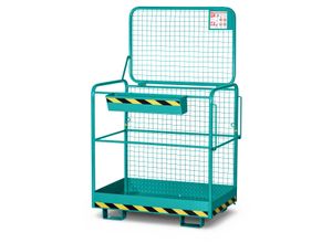 4251305422493 - R+R Industrietechnik RR Industrietechnik Arbeitskorb Typ RAK-Eco RAL 5018 türkis 4251305422493 - R+R Industrietechnik RR Industrietechnik Arbeitskorb Typ RAK-Eco RAL 5018 türkis