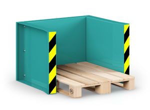 4251305431518 - R+R Industrietechnik RR Industrietechnik Paletten Stapel Station RPS-05 BxTxH 1020x945x740 mm RAL 5018 Türkisblau 4251305431518 - R+R Industrietechnik RR Industrietechnik Paletten Stapel Station RPS-05 BxTxH 1020x945x740 mm RAL 5018 Türkisblau