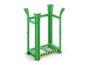 4251305431853 - R+R Industrietechnik RR Industrietechnik Paletten Richtgestell RRG-10 BxTxH 1340x940x1930 mm RAL 6018 Gelbgrün 4251305431853 - R+R Industrietechnik RR Industrietechnik Paletten Richtgestell RRG-10 BxTxH 1340x940x1930 mm RAL 6018 Gelbgrün