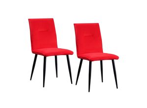 4251312963927 - Stuhl Salinas Velvet Rot 4251312963927 - Stuhl Salinas Velvet Rot