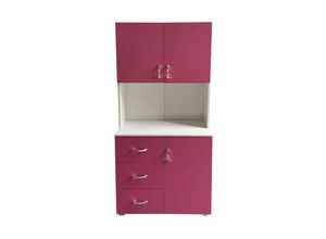 4251312964719 - Küchenschrank Blanca Pink Weiß