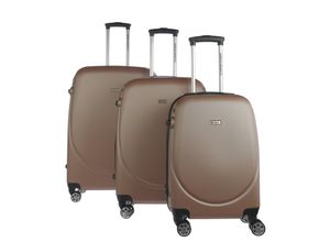 4251312989927 - Reisekoffer 3-teiliges Set Trolleyset Gold