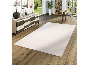 4251314642356 - - Hochflor Velours Teppich Luna Weiss - 80x160 cm