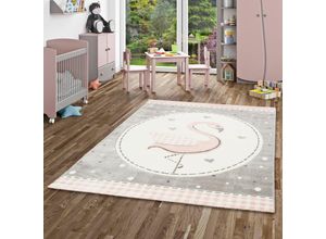 4251314652652 - - Kinder Teppich Maui Kids Pastell Rosa Flamingo - 120x170 cm