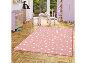 4251314655516 - - Kinder Spiel Teppich Sterne Rosa - 80x160 cm