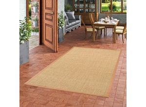 4251314656636 - Sisalteppich Natura Nuss Bordüre Braun - 130x190 cm