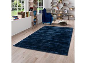 4251314660848 - - Luxus Designer Teppich Roma Dunkelblau - 70x140 cm