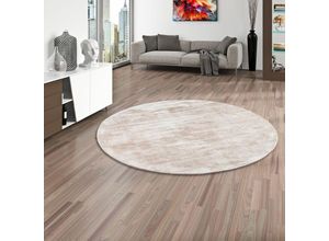 4251314661395 - - Luxus Designer Teppich Roma Beige Rund - 150 cm Rund