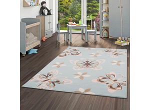 4251314666659 - - Kinderteppich Trendline Schmetterling Pastell Blau - 185x270 cm