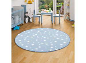 4251314671028 - - Kinder Spiel Teppich Sterne Blau Rund - 133 cm Rund 4251314671028 - - Kinder Spiel Teppich Sterne Blau Rund - 133 cm Rund
