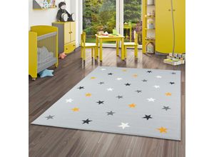 4251314676290 - - Kinder und Jugend Teppich Trendline Sterne Grau Mix - 120x170 cm