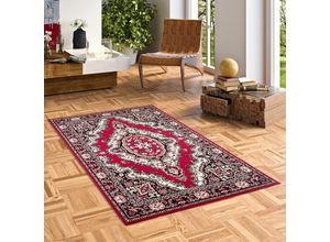 4251314676535 - - Orient Teppich Trendline Rot Keshan - 80x150 cm