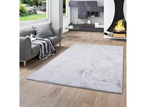 4251314677532 - - Luxus Super Soft Fellteppich Plush Hellgrau - 60x90 cm