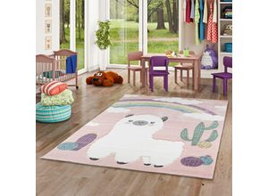 4251314680549 - Kinder Teppich Maui Kids Alpaka Wüstenlandschaft Bunt - 80x150 cm