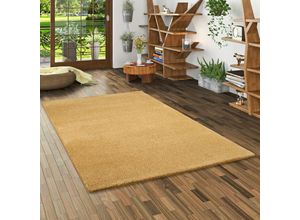 4251314691309 - - Hochflor Shaggy Teppich Palace Curry - 80x160 cm