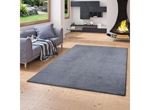 4251314692474 - - Luxus Soft Velours Teppich Shine Anthrazit - 80x320 cm
