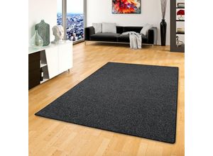 4251314693792 - - Hochflor Velours Teppich Luna Mix Anthrazit - 80x160 cm