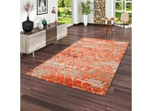 4251314699602 - - Designer Teppich Samba Terrakotta Vintage Trend - 140x200 cm