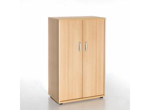 4251324904567 - Lomadox - Aktenschrank TYP1900 Samerberg-Buche 3OH Drehtüren H=110cm - braun