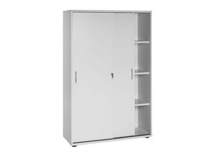 4251324904857 - Lomadox - Aktenschrank TYP4000 lichtgrau 4OH Schiebetüren b x h x t ca  100 x 153 x 395 cm - grau