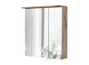 4251324927337 - Spiegelschrank LIMA-04 Wotaneiche LED BxHxT ca 60x723x16 24cm