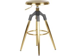 4251324948400 - Lomadox - Barhocker golden in Industrial-Design b h t ca 53 80 53cm - gold