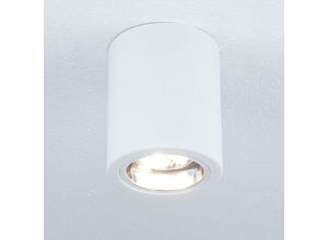 4251334601906 - Licht-erlebnisse - Runde Deckenleuchte Spot downlight round in Weiß - Weiß