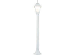 4251334672692 - Licht-erlebnisse - Rustikale Stehlampe in weiß E27 bis 60 Watt 230V - Weiß