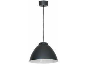 4251334761358 - Licht-erlebnisse - Hängeleuchte E27 ø 41 cm Metall Hängelampe Esstisch - Dunkelgrau