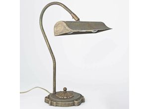 4251334785316 - Licht-erlebnisse - Schreibtischlampe Messing in Bronze antik verstellbar E14 Klavierleuchte - Bronze Antik matt