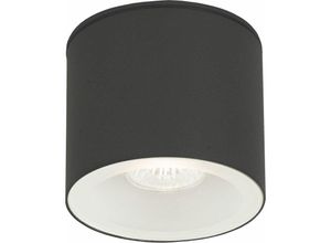 4251334798118 - Licht-erlebnisse - Außenstrahler Deckenlampe Grau Hexa