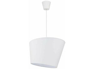 4251334831242 - Licht-erlebnisse - Hängelampe ø 35 cm E27 Weiß Modern Pendelleuchte - Weiß