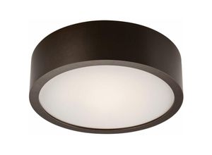 4251334890010 - Licht-erlebnisse - Deckenlampe E27 Holz rund ø 27 cm Modern Deckenleuchte Wohnzimmer - Wenge