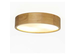 4251334891284 - Licht-erlebnisse - Deckenlampe in Eiche rund Wohnzimmer Holz Lampe - Eiche