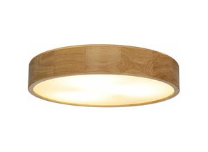 4251334891307 - Licht-erlebnisse - Deckenlampe in Eiche 3-flammig rund Wohnzimmer - Eiche 4251334891307 - Licht-erlebnisse - Deckenlampe in Eiche 3-flammig rund Wohnzimmer - Eiche