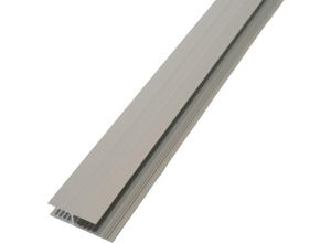 4251345911063 - Bergangsprofil Verbindungsprofil Vinyl Laminat & Parkett Übergangsleiste aus Aluminium eloxiert - 100cm Silber - Dalsys